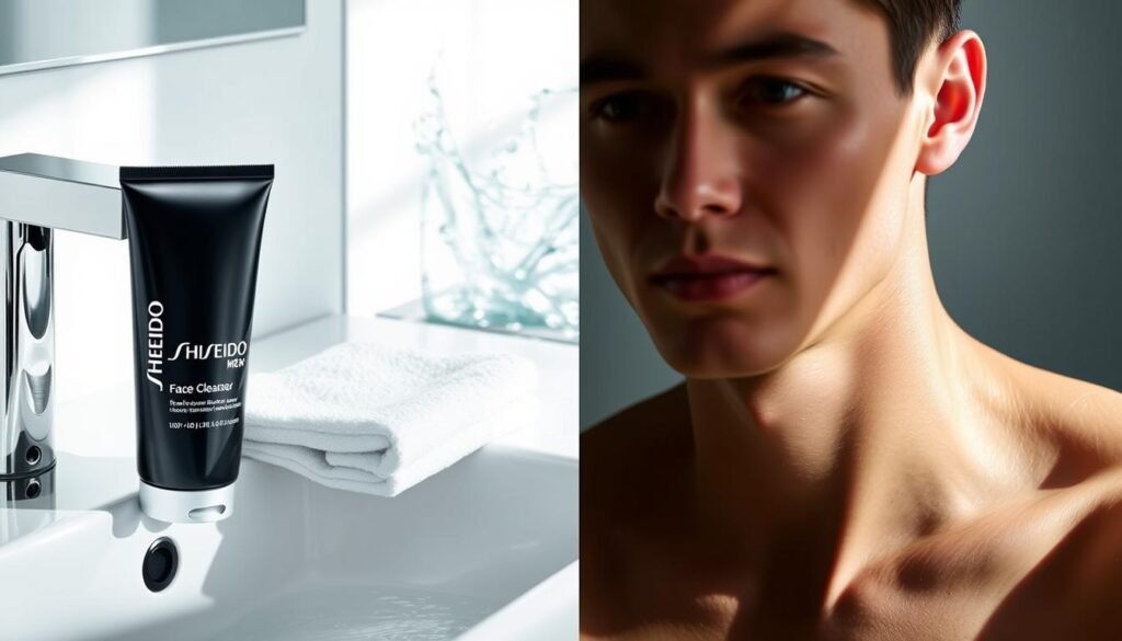shiseido men's facial cleanser results